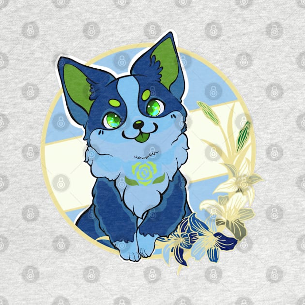 Achillean corgi by ThBlkBirdDaliah